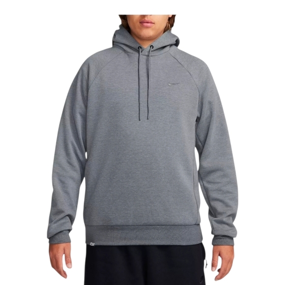 Nike Men's Dri-FIT UV Pullover Versatile Hoodie Cool Grey FZ0969-065 Size XXL - Picture 2 of 9